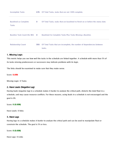 14 Point Assessment Results Page 3